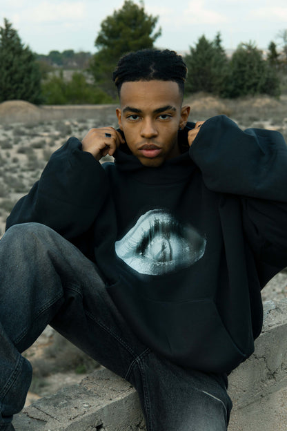 EYEZ CINERIS DOUBLE-LAYER HOODIE