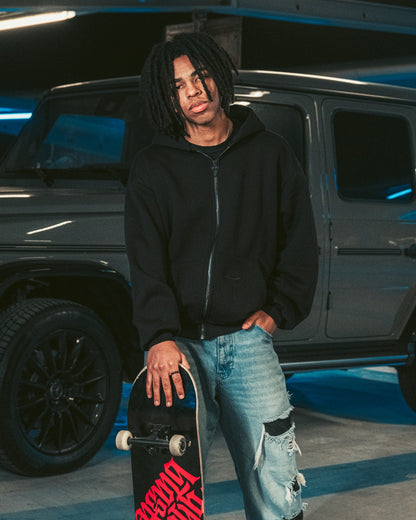 Purple Eclipse Zip Hoodie