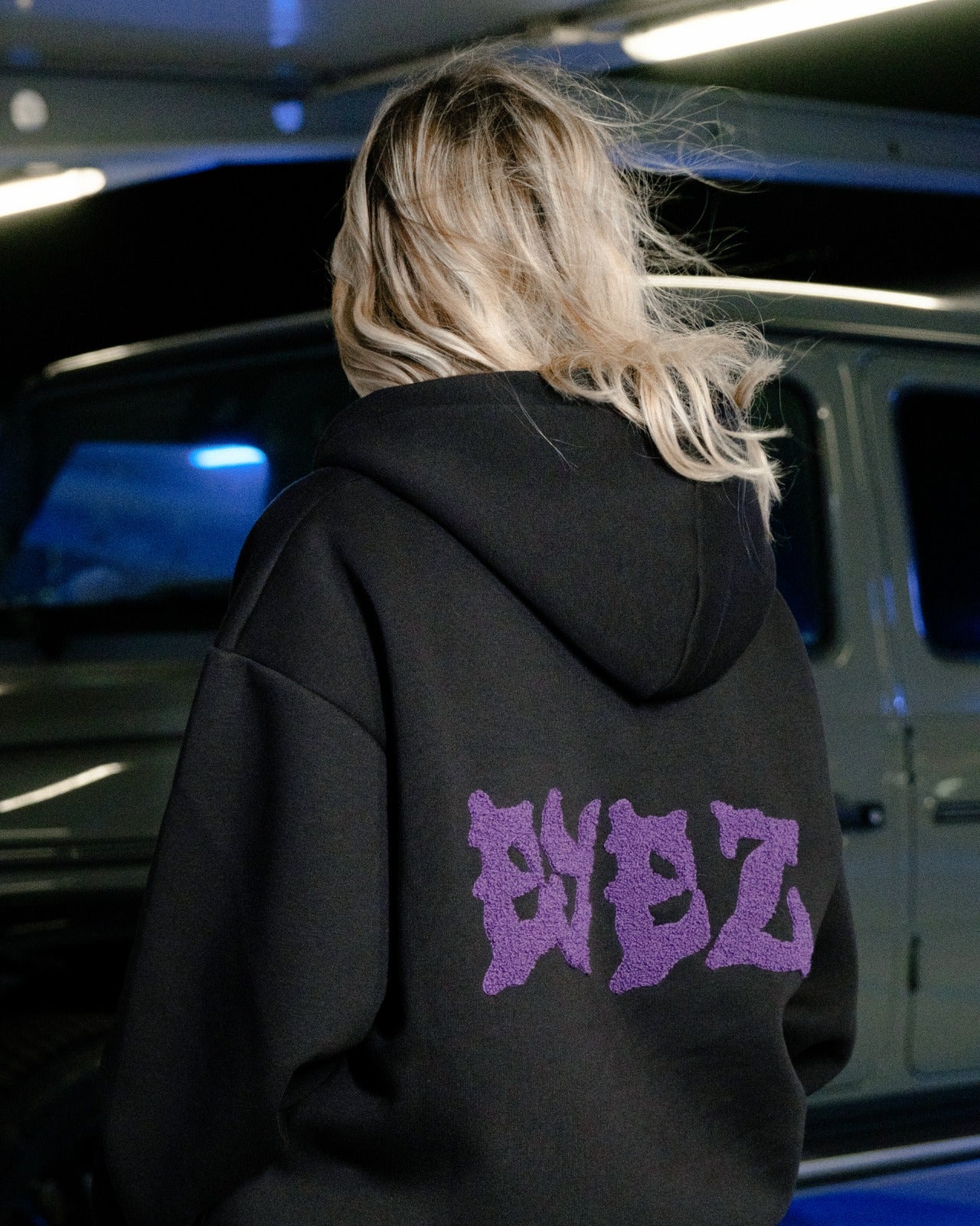 Purple Eclipse Zip Hoodie