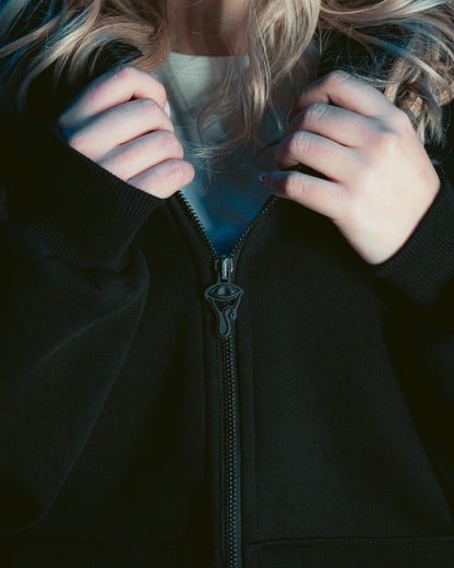 Purple Eclipse Zip Hoodie