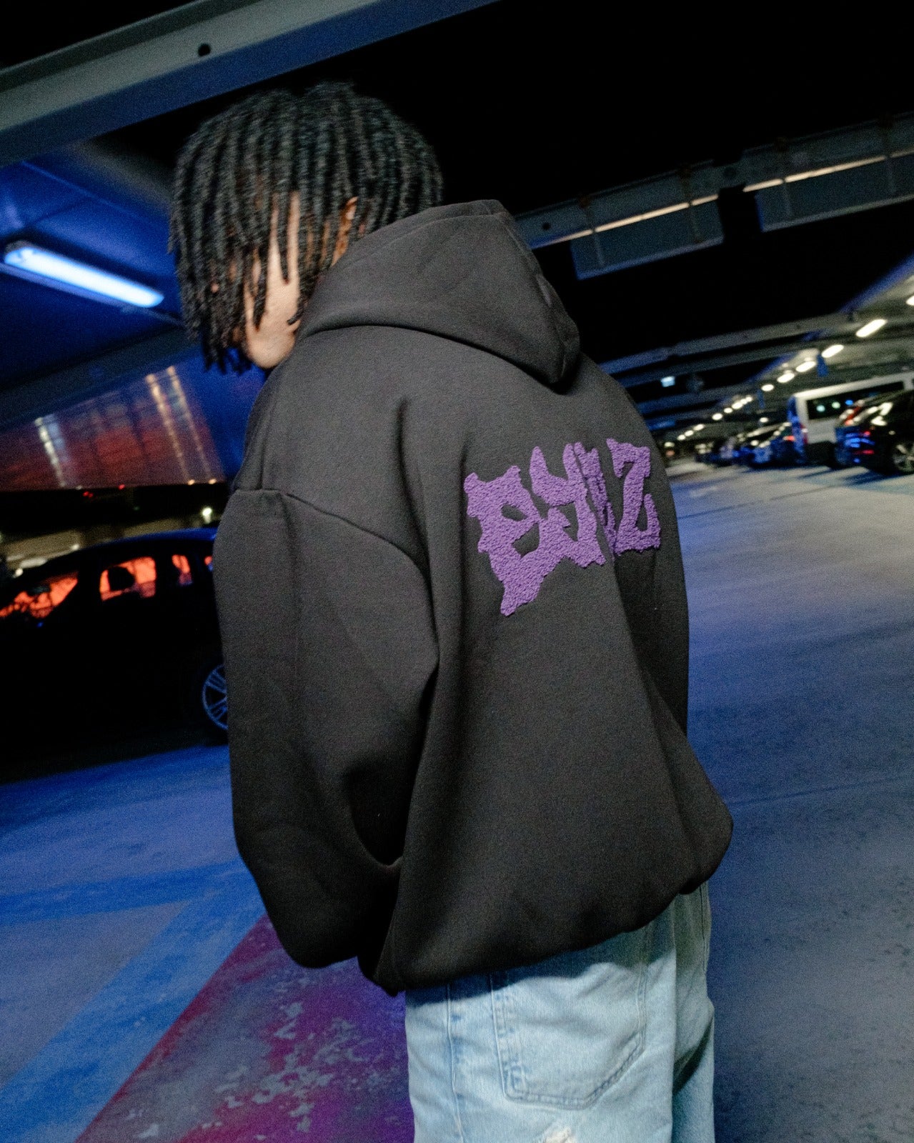 Purple Eclipse Zip Hoodie